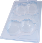 Load image into Gallery viewer, Large Snowman Bowl 7-inch 3D Mold