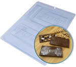 Load image into Gallery viewer, New Years Chocolate Bar 2D Mold
