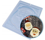 Load image into Gallery viewer, Santa Claus Face 6.5-inch 3D Mold
