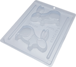 Load image into Gallery viewer, Jumping Rabbit Mold (3 Piece)
