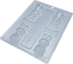 Load image into Gallery viewer, Small Bunny Mold (3 Piece)
